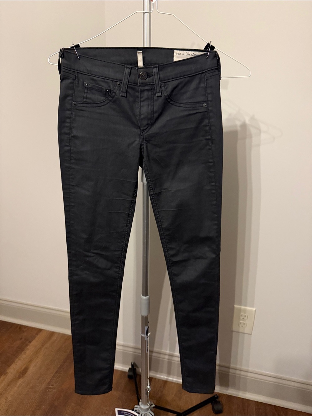 rag & bone Black Skinny Jeans